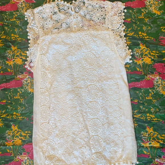 Tularosa x Revolve Clayton Lace Dress white size small - Picture 4 of 4